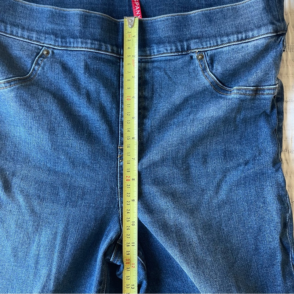 Spanx Shapewear 30 inch waist Raw Hem Skinny Jeans High Rise - Picture 6 of 9